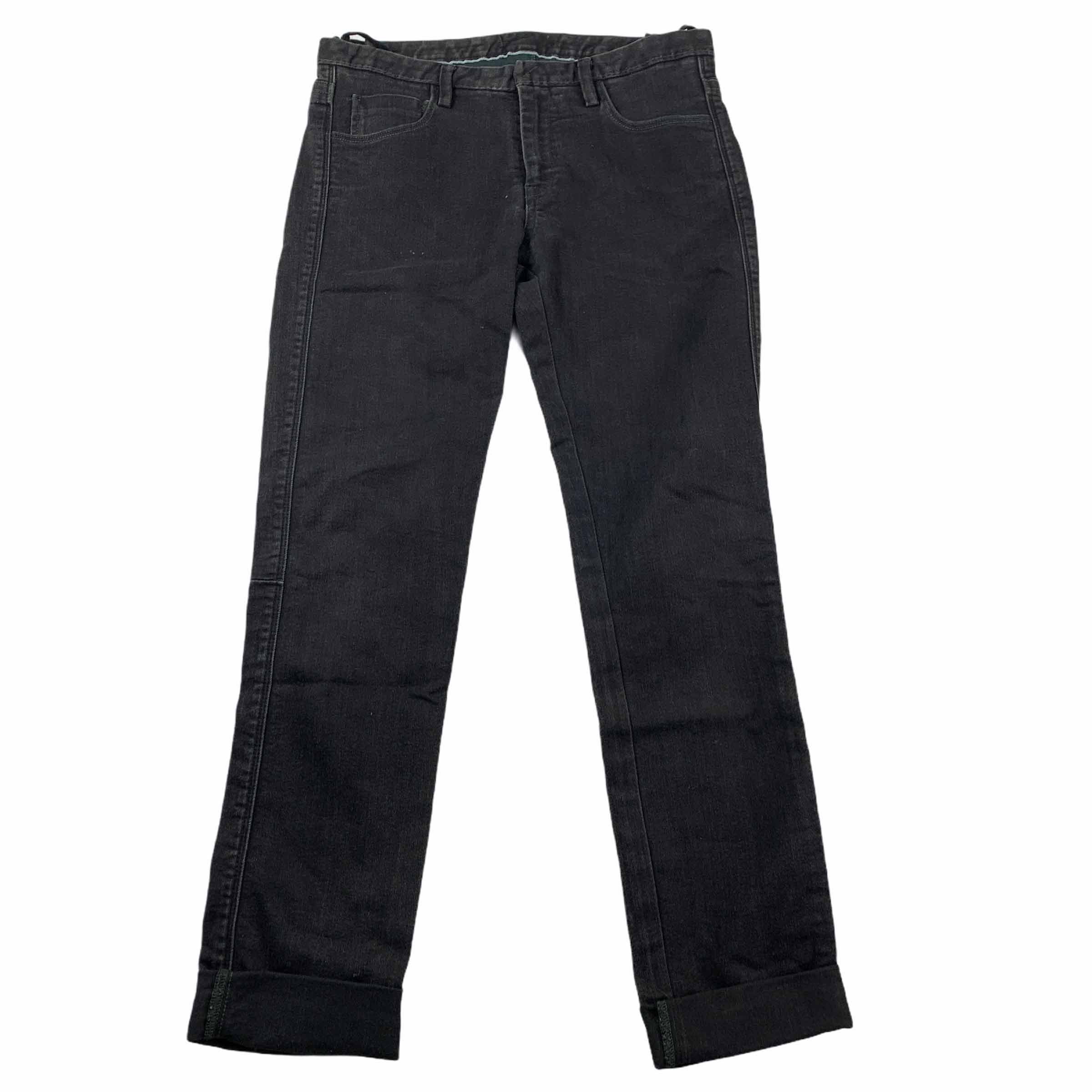 [Costume National] Dart Point Black Jeans - Size 46