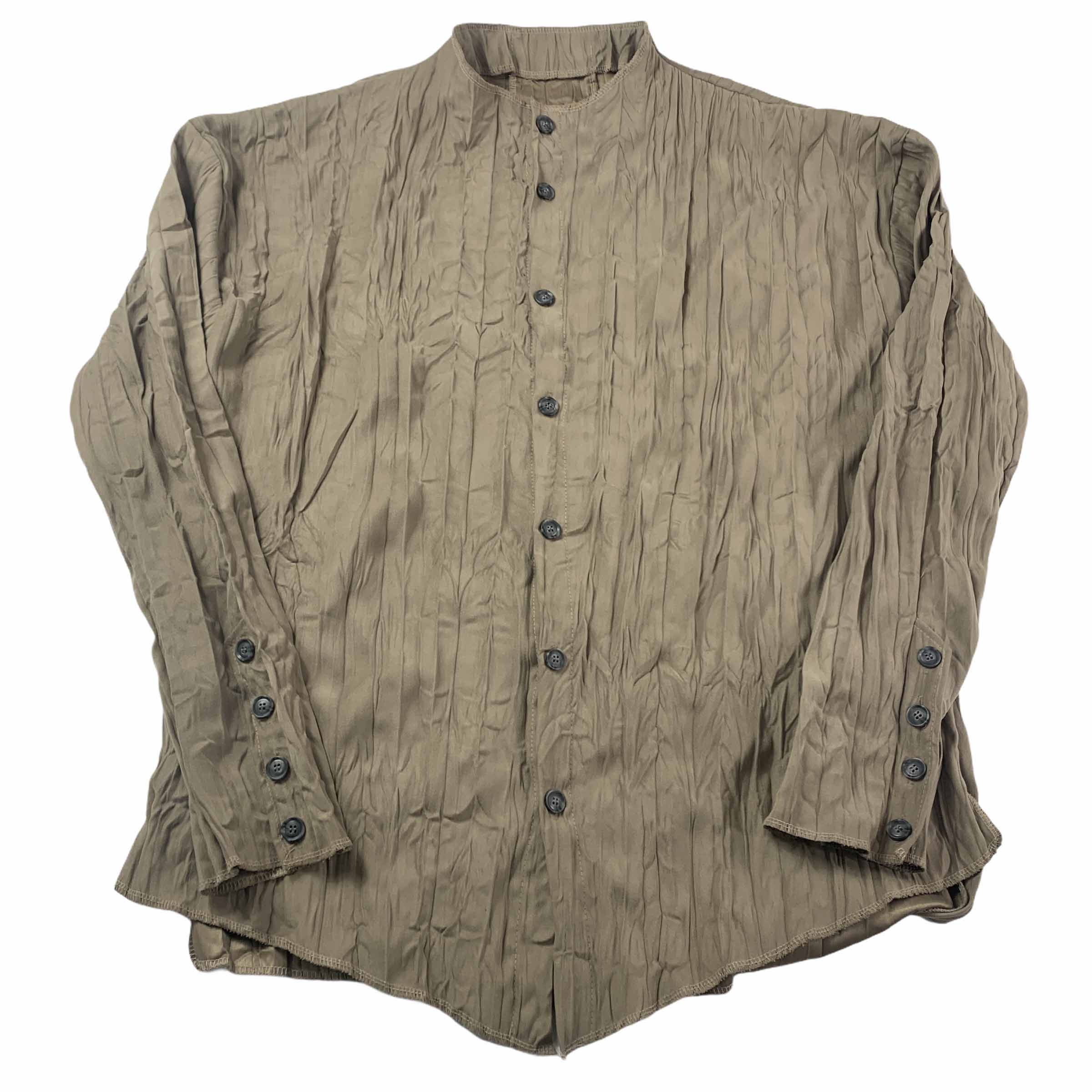 [Blessed Bullet] Ruffle shirt brown - Size L