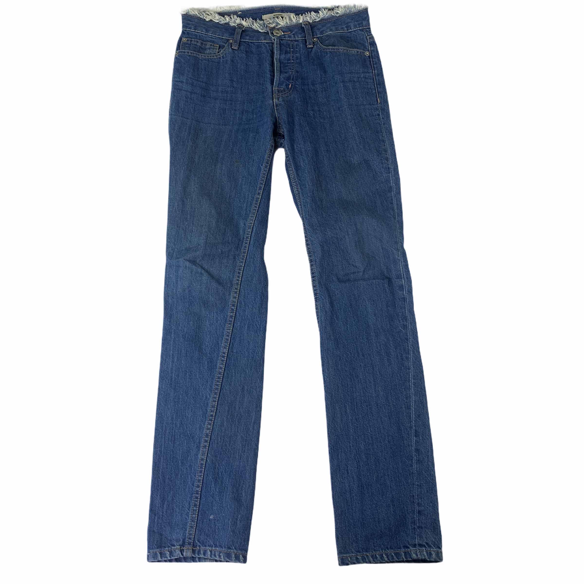 [Nohant] Distressed Waist Detail Jeans - Size M