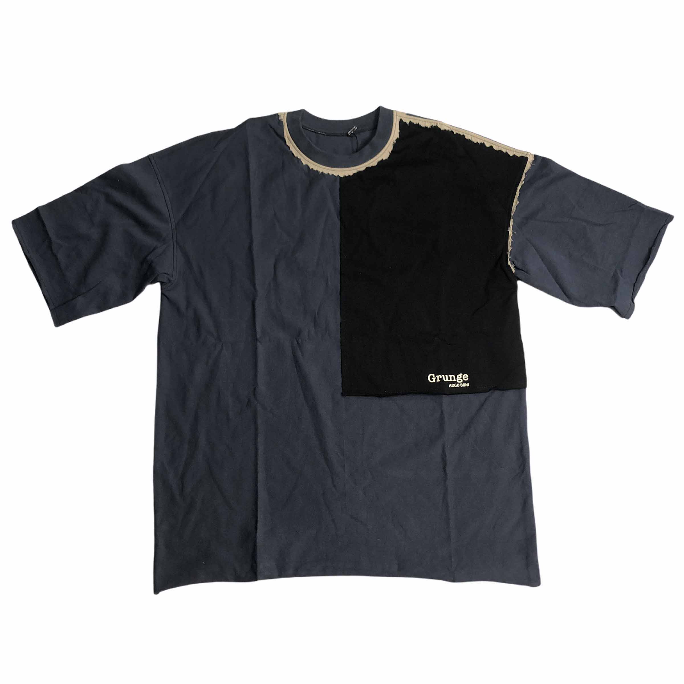 [Argo Boni] Lombre Color Block Short Sleeve Navy - Size 2