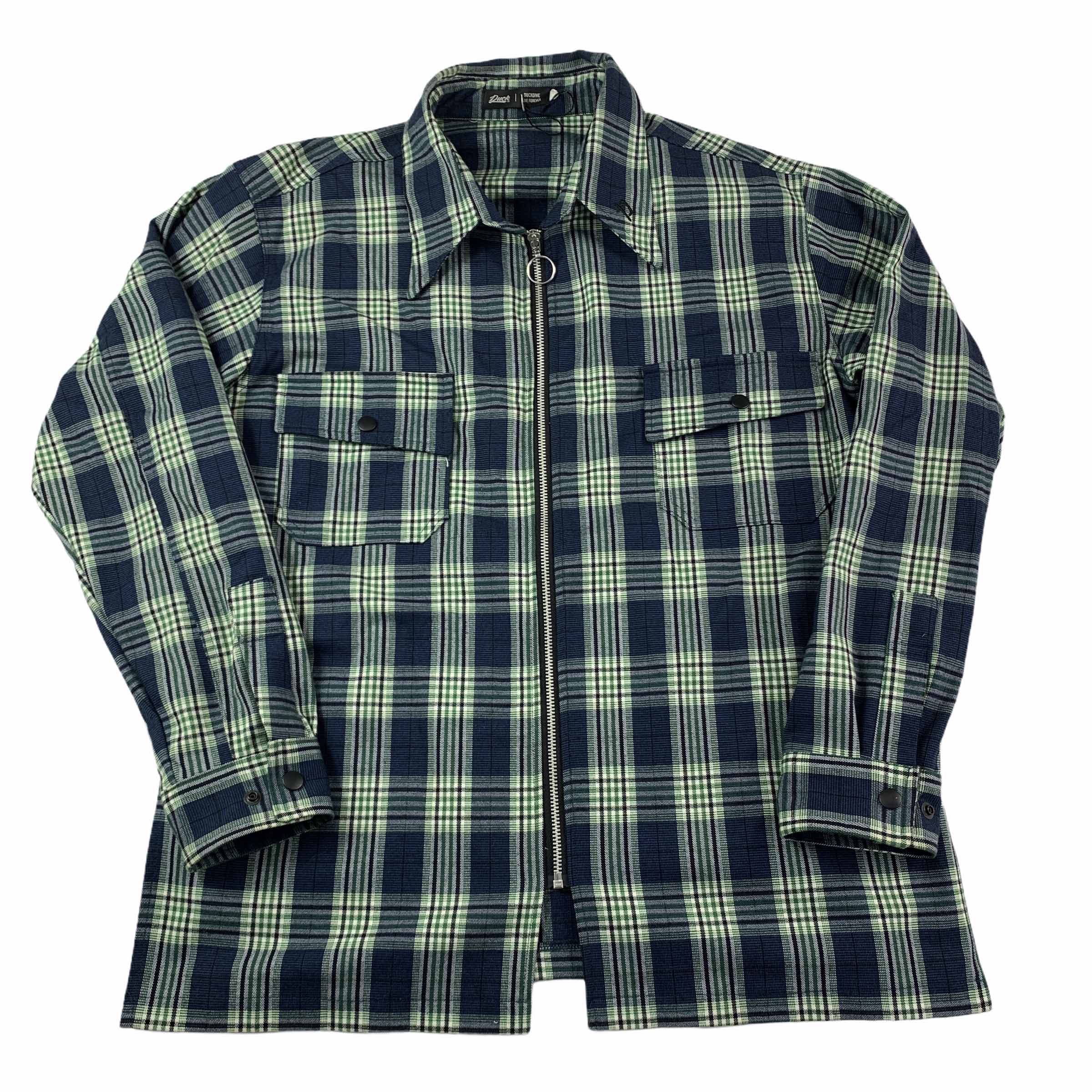 [Duckdive] Two pocket check shirt jacket - Size M