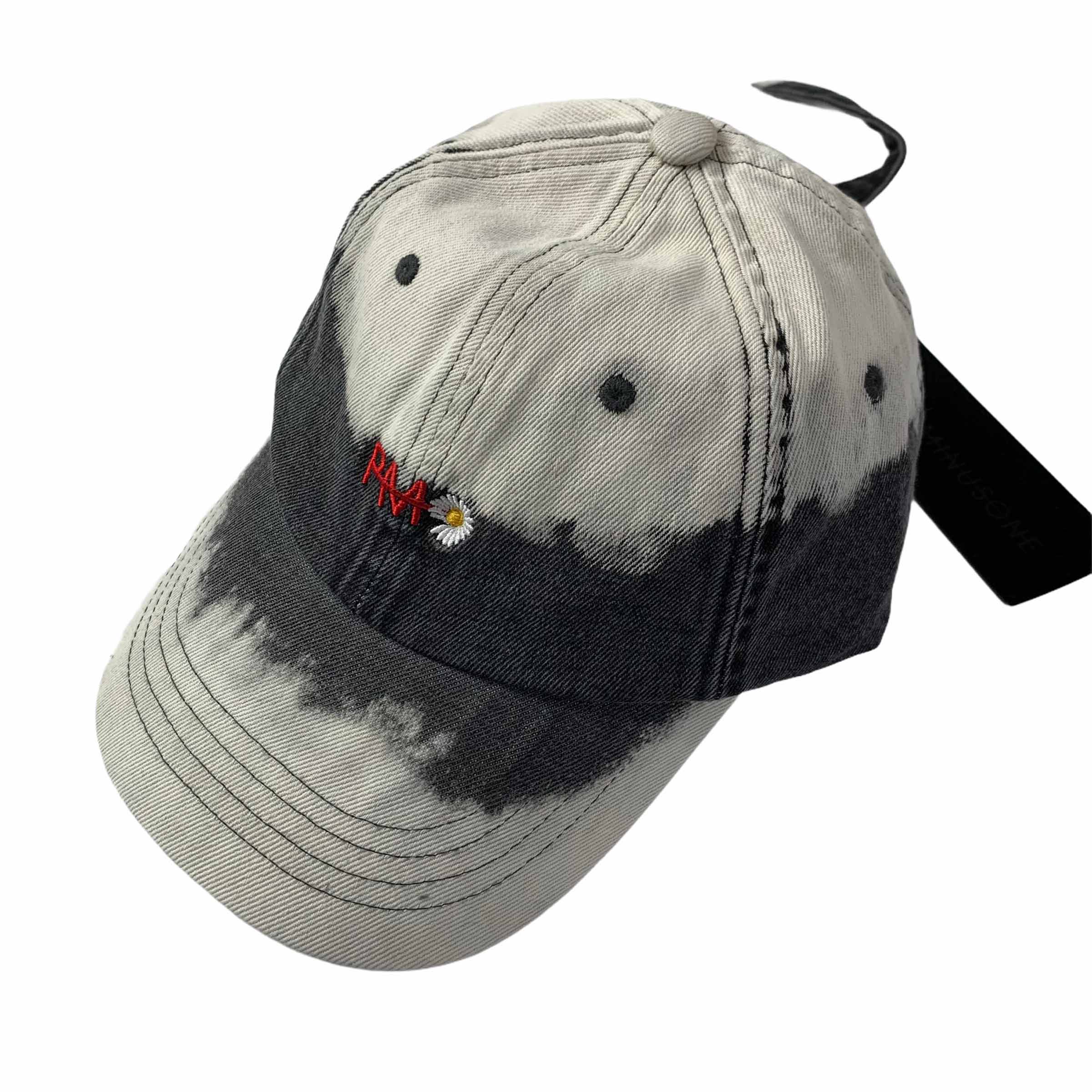 [Peace Minus One] Logo Flower Bleached Ball Cap - Size Free