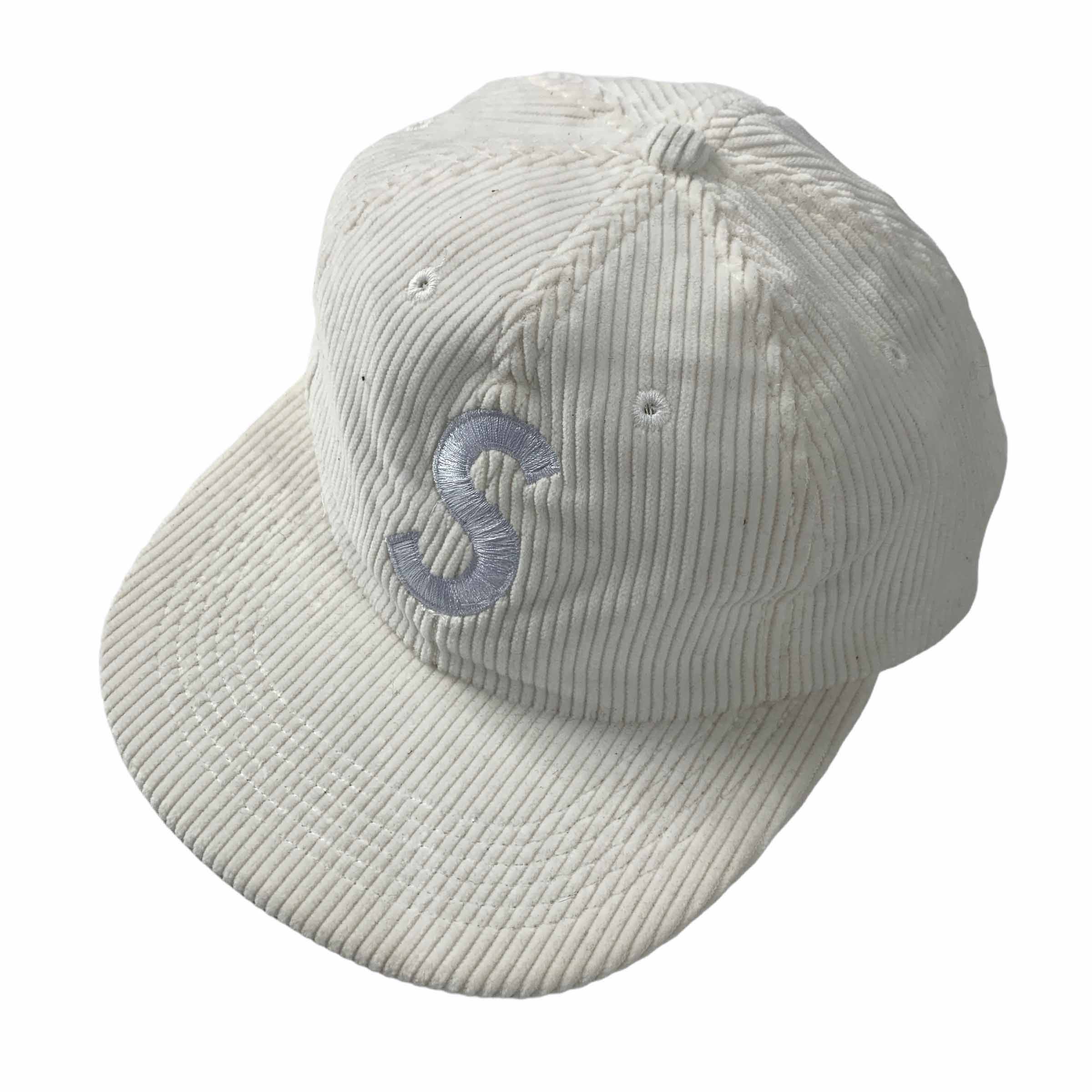 [Supreme] S Logo Corduroy Cap - Size Free
