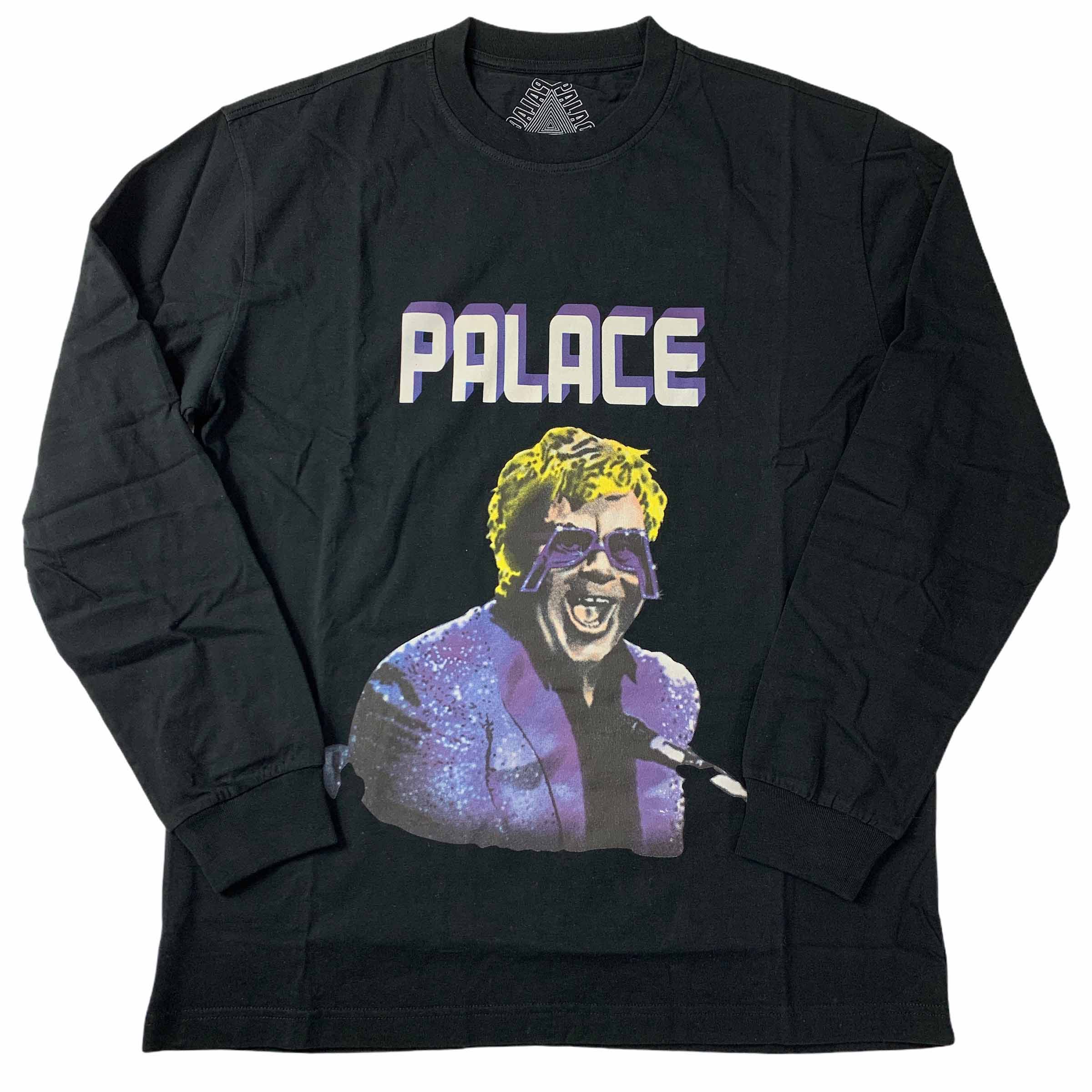 [Palace] Elton Long Sleeve Black - Size L