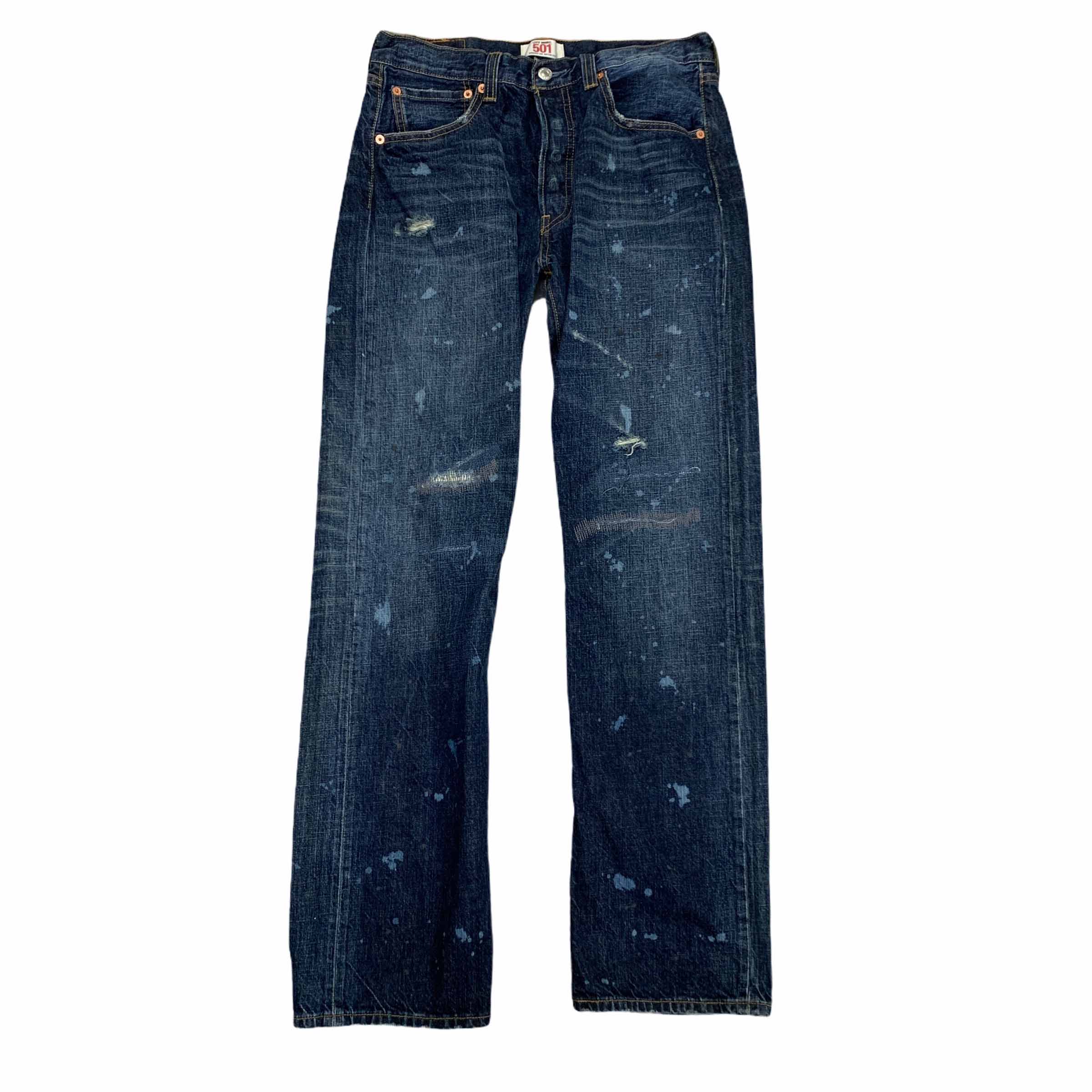 [Levis] (Vintage) 501 Vintage Painted Denim pants - Size 32/33
