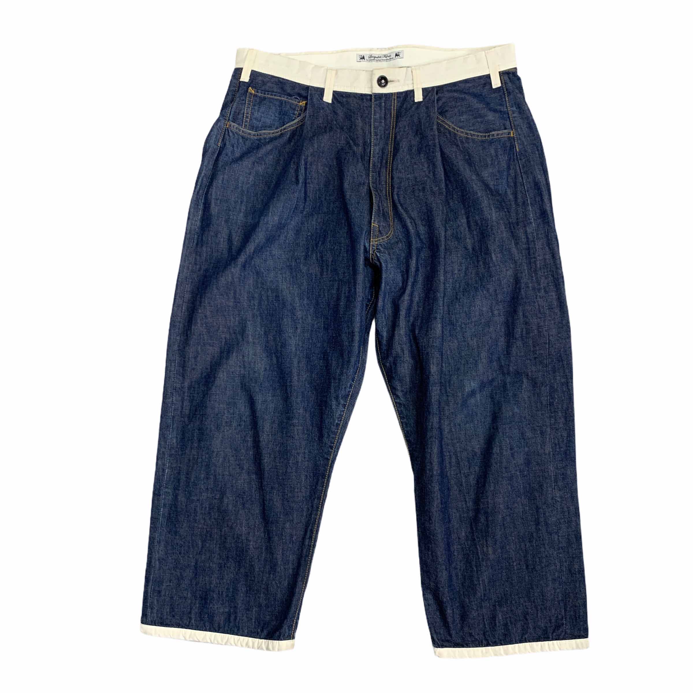 [Sasquatchfabrix] Taped Denim Pants - Size XL