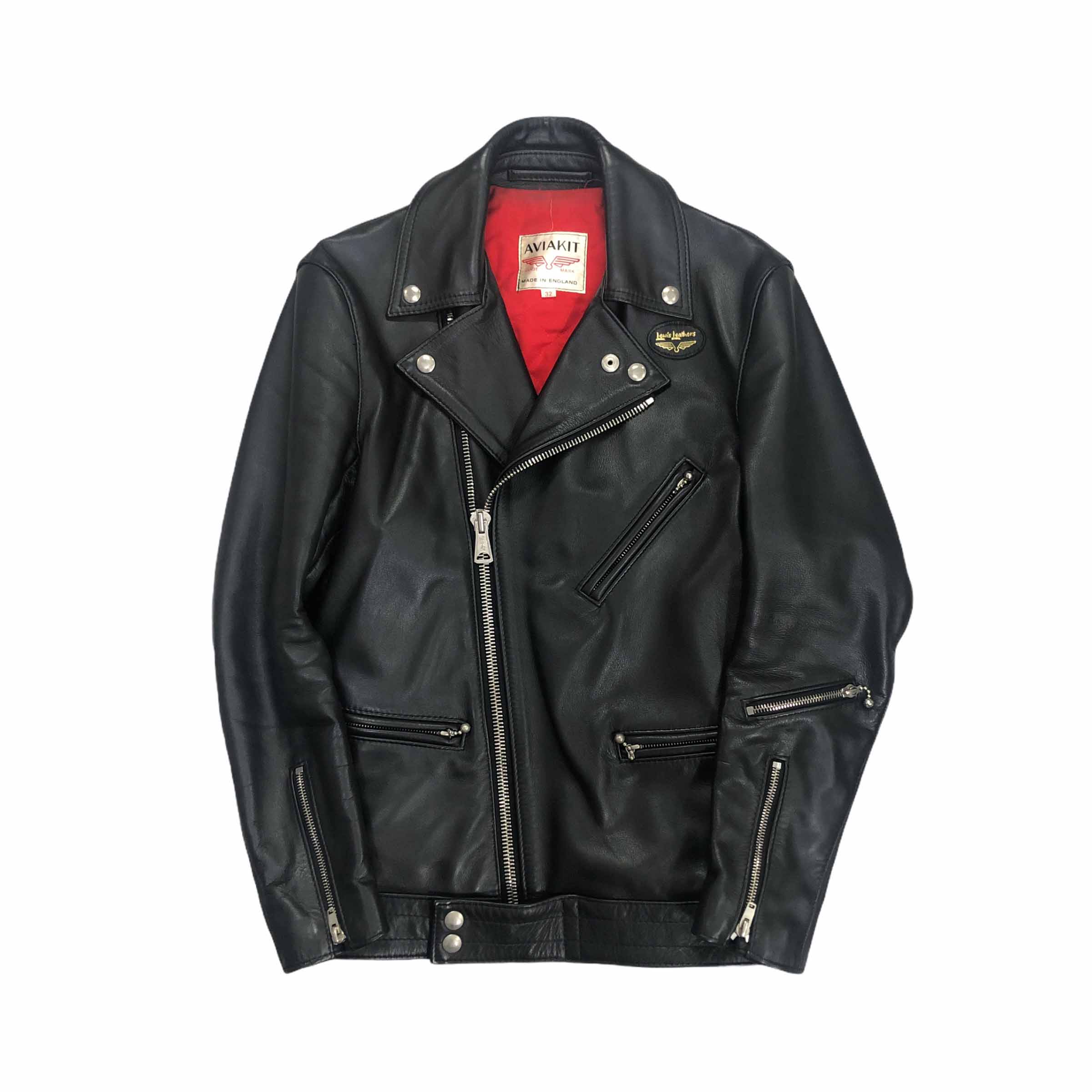 [Lewis Leather] Cyclone 441 Tight Leather Jacket - Size 32