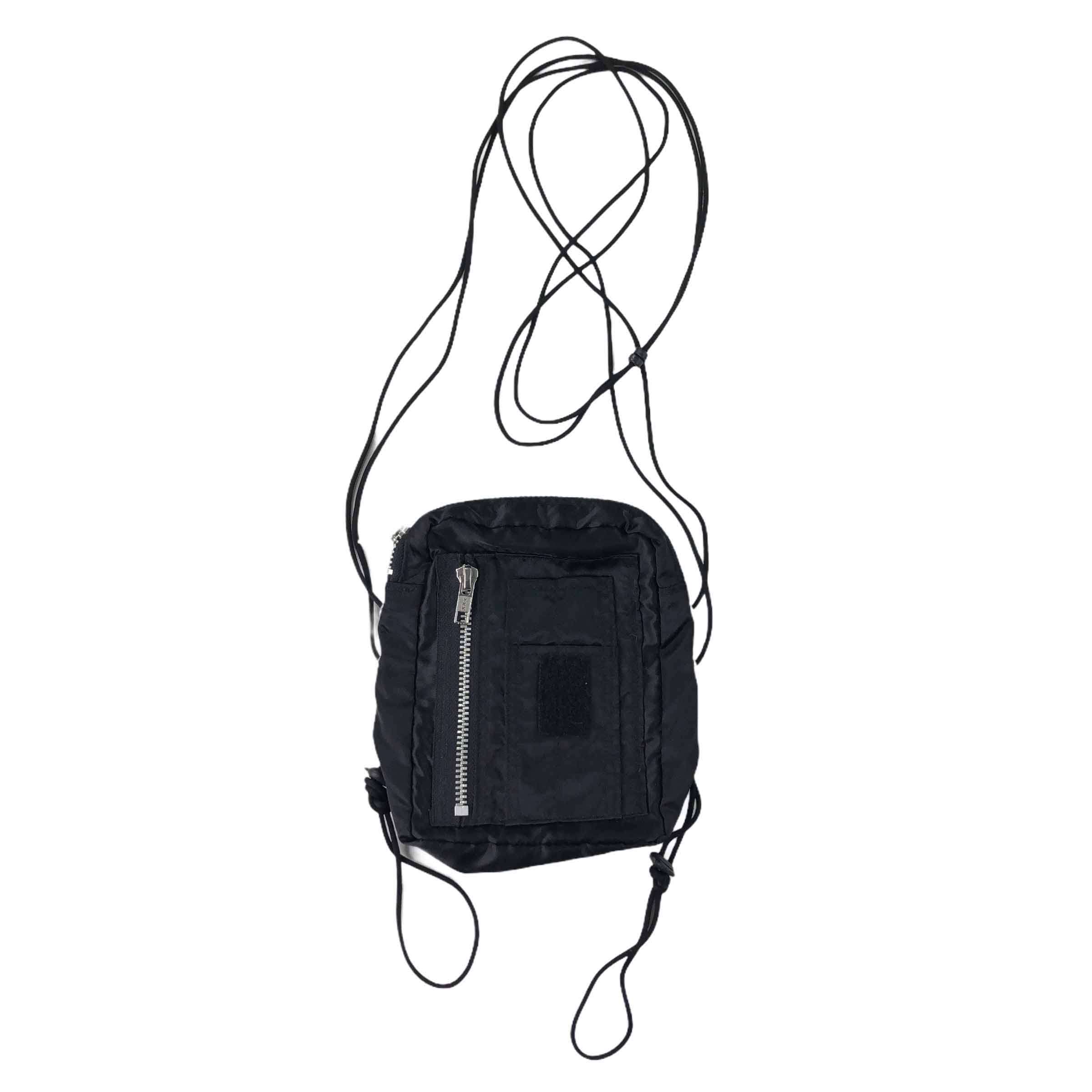 [Nondisclothes] Nylon Mini Cross Bag BK - Size Free