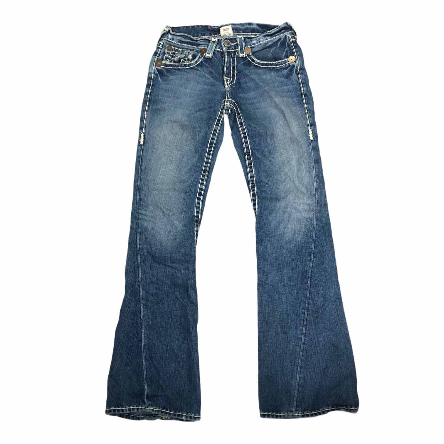 [True Religion] Joey Super T Boots Cut Denim Pants - Size 28/33