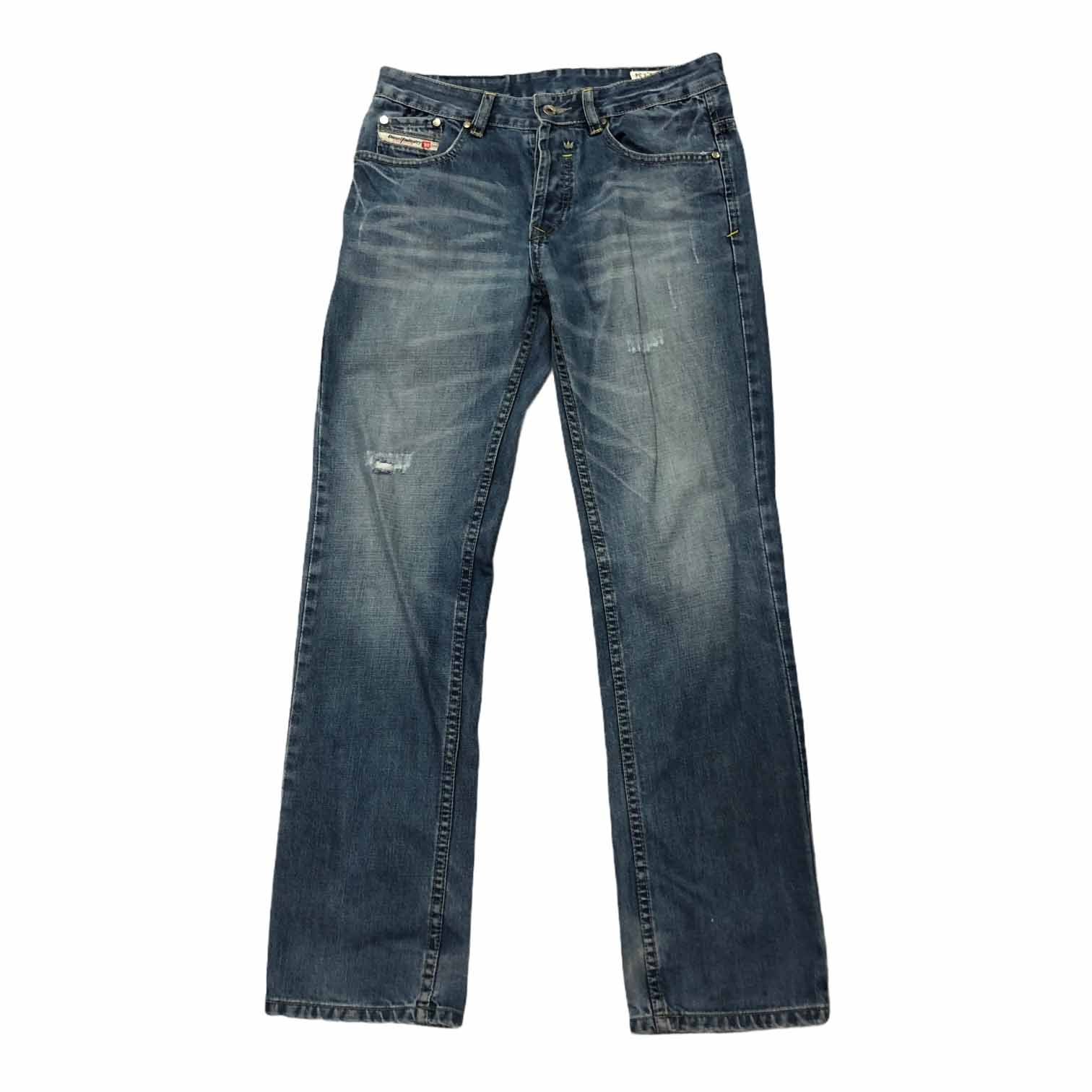 [Diesel] Viker Light Washed Straight Denim Pants - Size 30