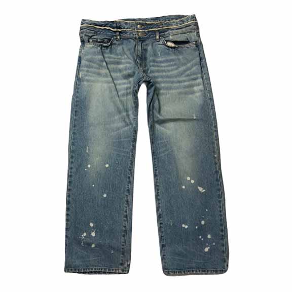 [Japanese Vintage] GLAMOR Double Layered Washed Jean