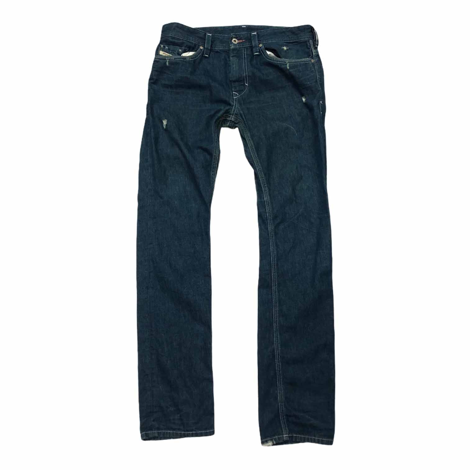 [Diesel] THANAZ Slim Straight Denim Pants - Size 33