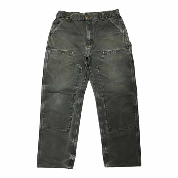 [Carhartt] Khaki Workwear Wide Fit Denim Pants - Size 34x32
