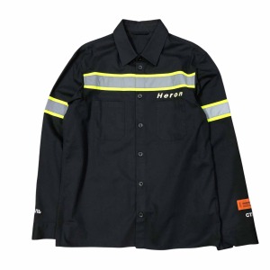 [Heron Preston] Reflective Shirt Jacket - Size M
