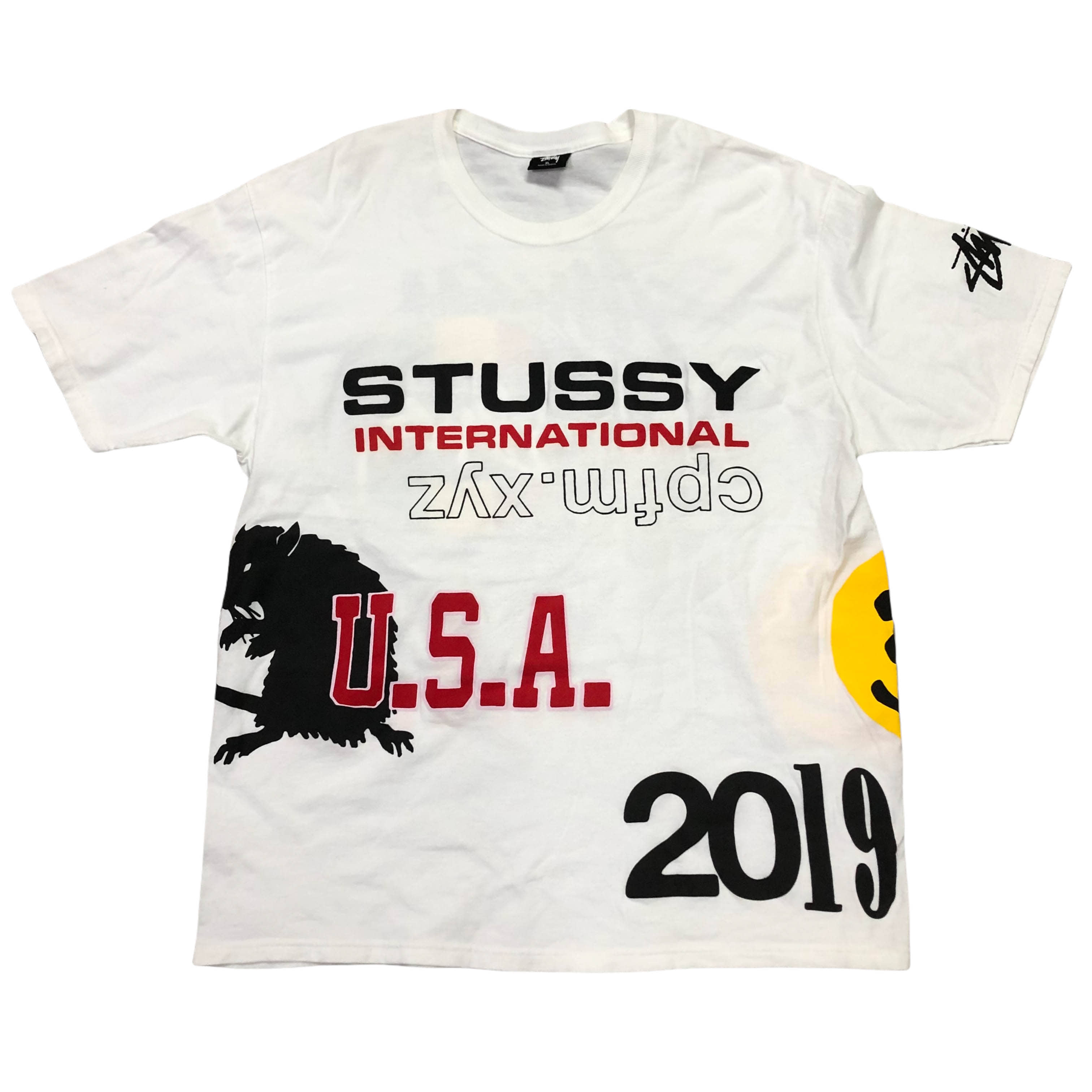 [Stussy] X CPFM U.S.A 2019 Short Sleeve-Size XL