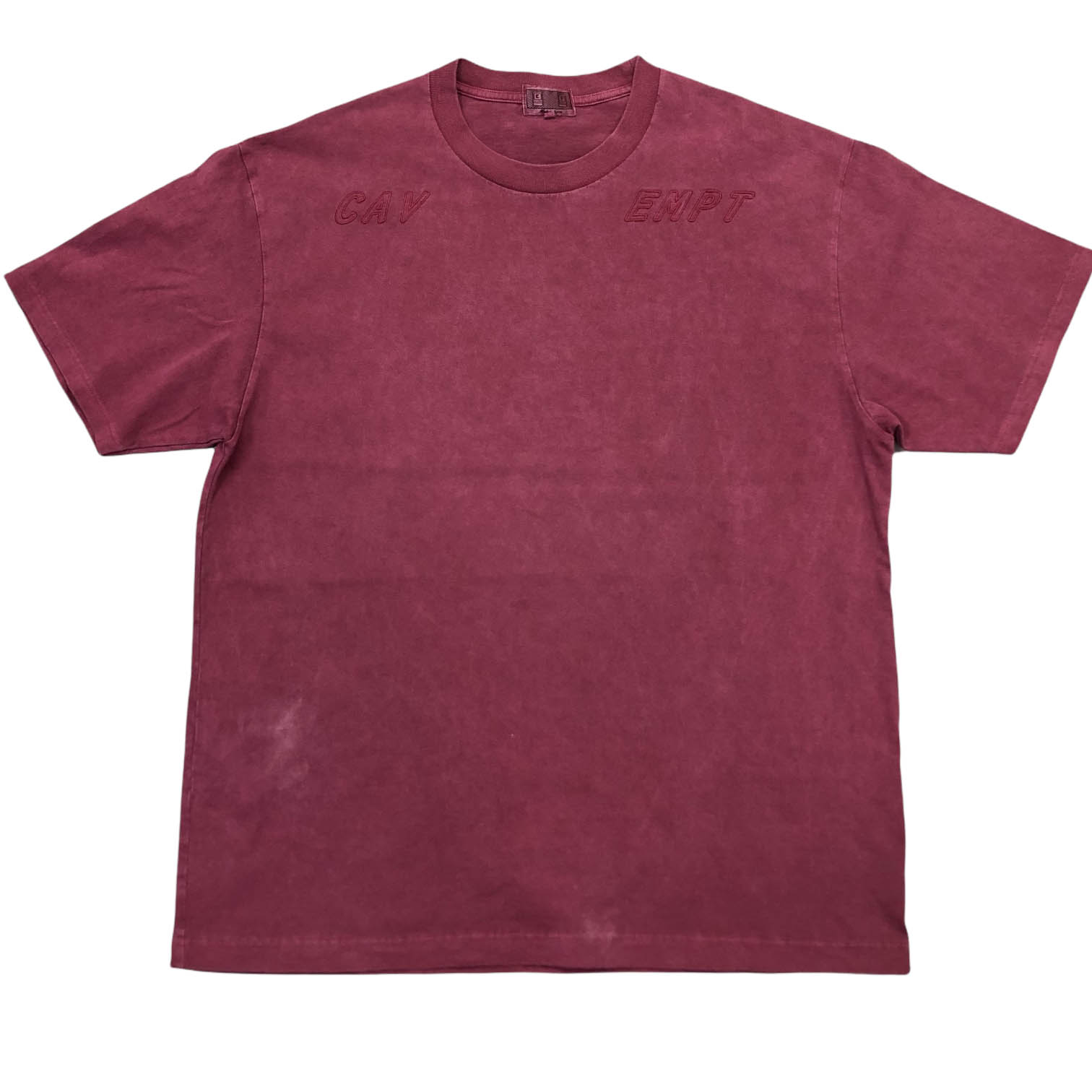 [Cav Empt] Embroidered Garments Dying Short Sleeve-Size XXL
